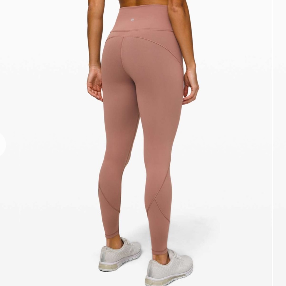 Lululemon in movement tight everlux Spanish oak light brown neutral